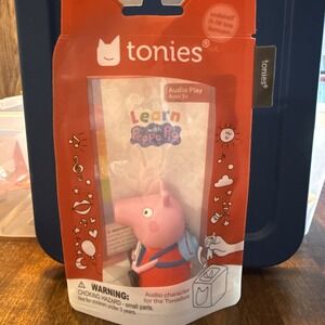 tonies Learn with Peppa Pig Audio Play Kids Toy Figurine UNOPENED Ages 3+